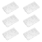 6 Pack: 13.5" x 8.5" Clear Adjustable Plastic Storage Case by Simply Tidy®